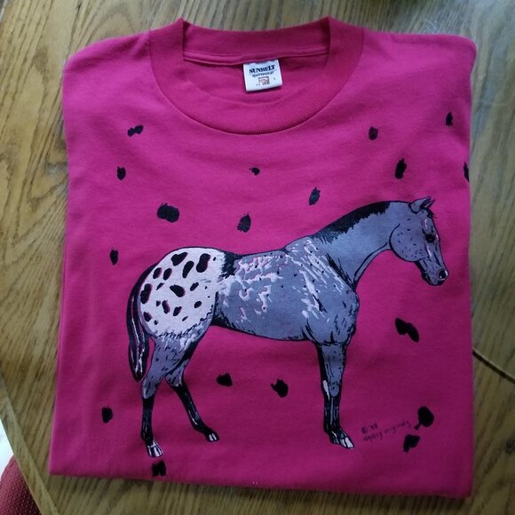 SUNBELT SPORTSWEAR T SHIRT HORSE - Picture 1 of 5